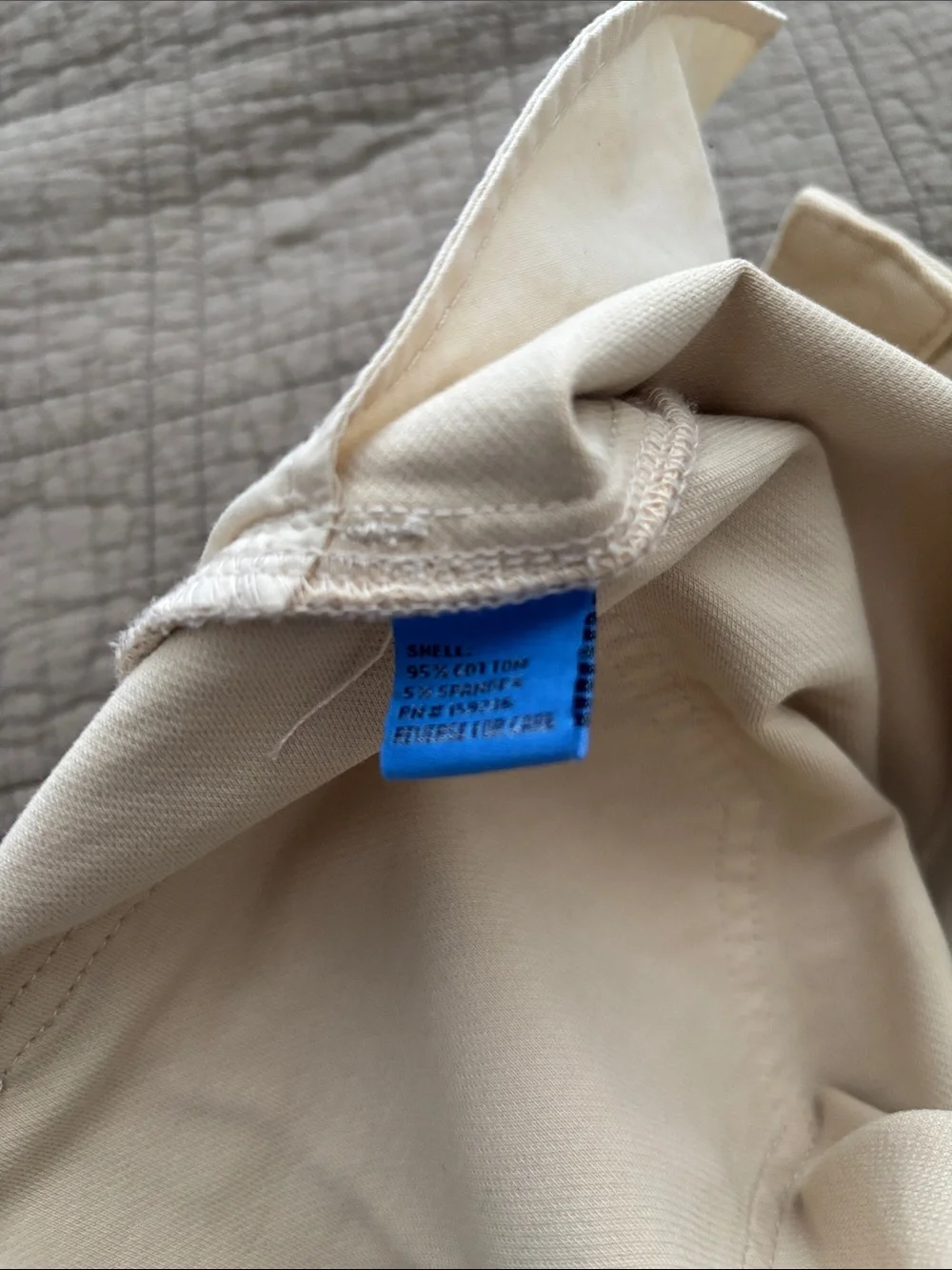 J. McLaughlin Beige Casual Pants with Blue Brand Tag - Picture 4 of 4